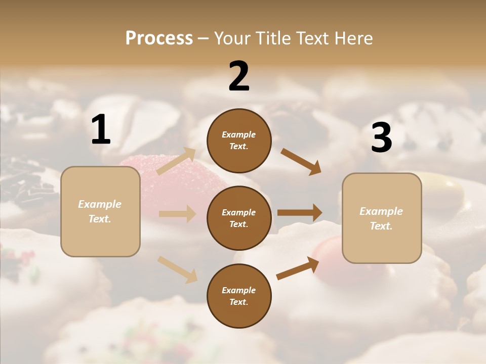 Close Up Dessert Icing PowerPoint Template