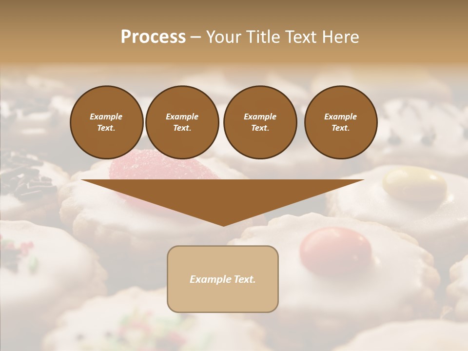 Close Up Dessert Icing PowerPoint Template