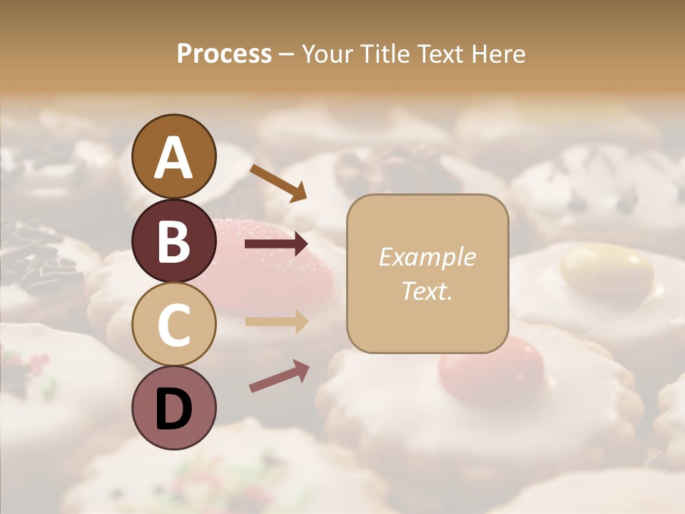 Close Up Dessert Icing PowerPoint Template