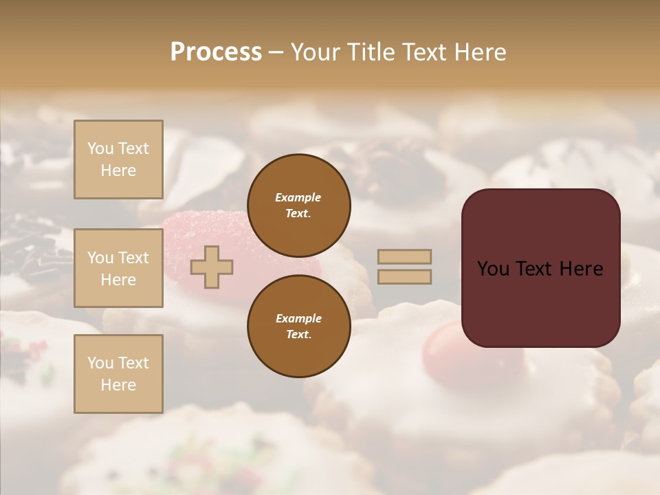 Close Up Dessert Icing PowerPoint Template