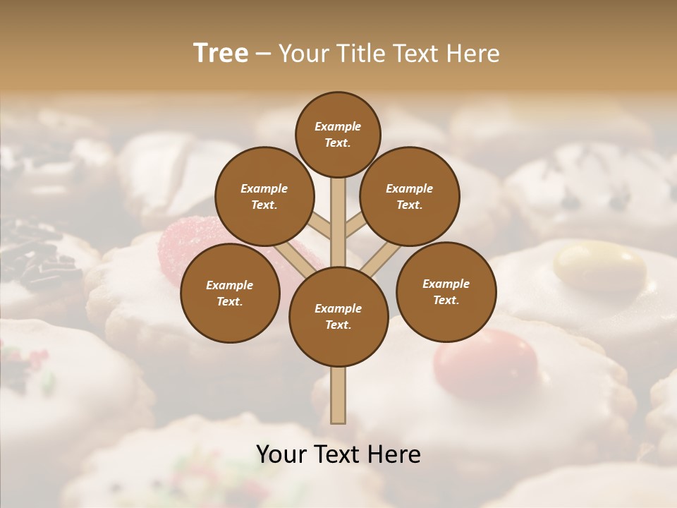 Close Up Dessert Icing PowerPoint Template