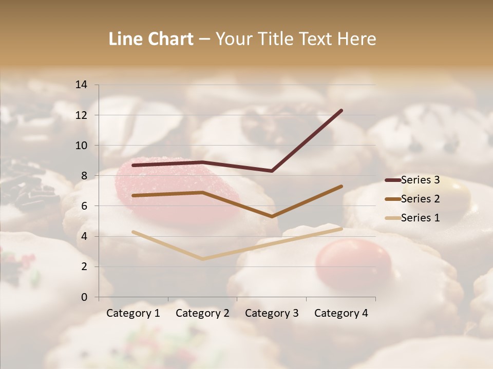 Close Up Dessert Icing PowerPoint Template