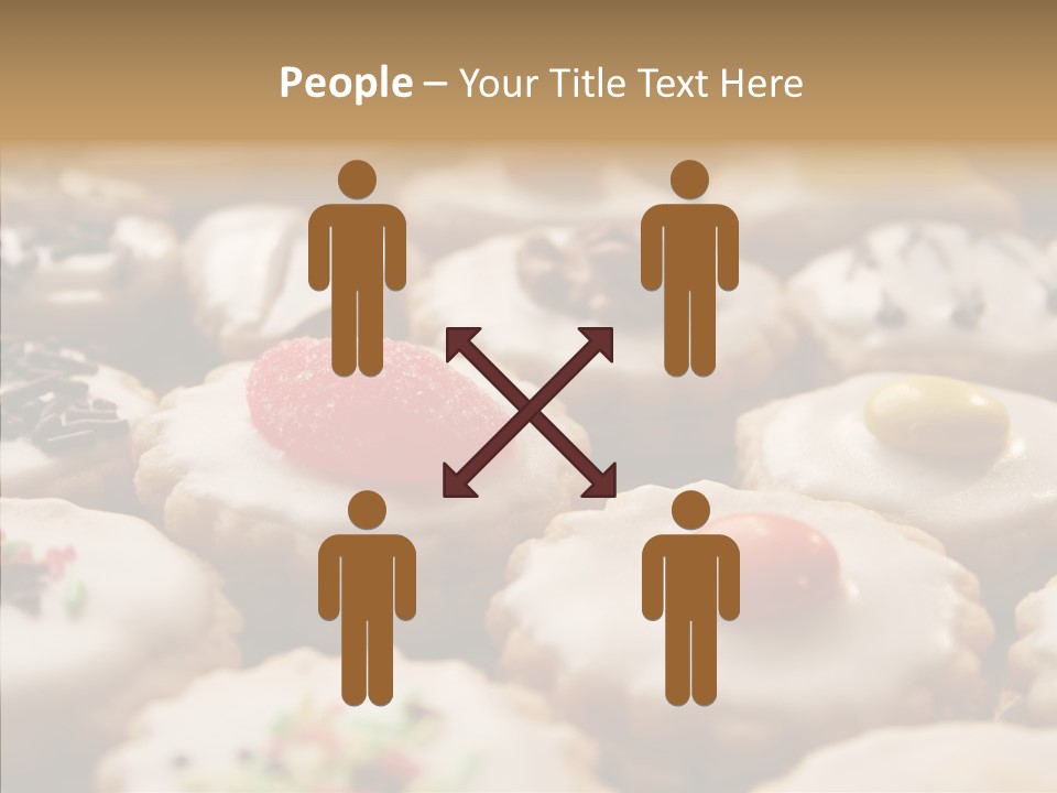 Close Up Dessert Icing PowerPoint Template