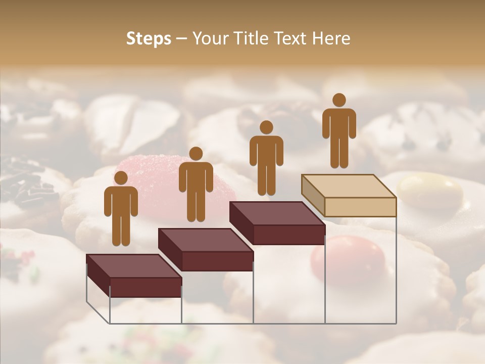 Close Up Dessert Icing PowerPoint Template