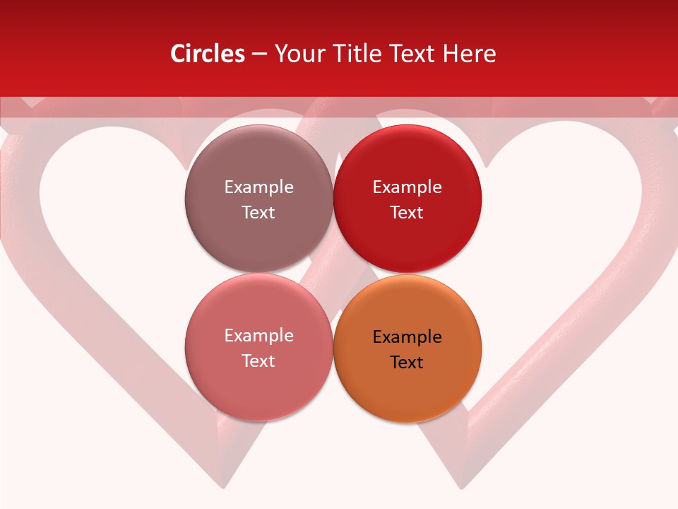 Celebrate Heart Holiday PowerPoint Template