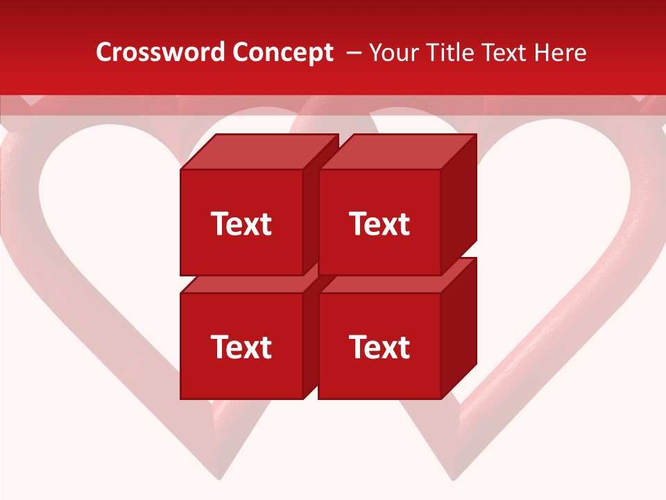 Celebrate Heart Holiday PowerPoint Template