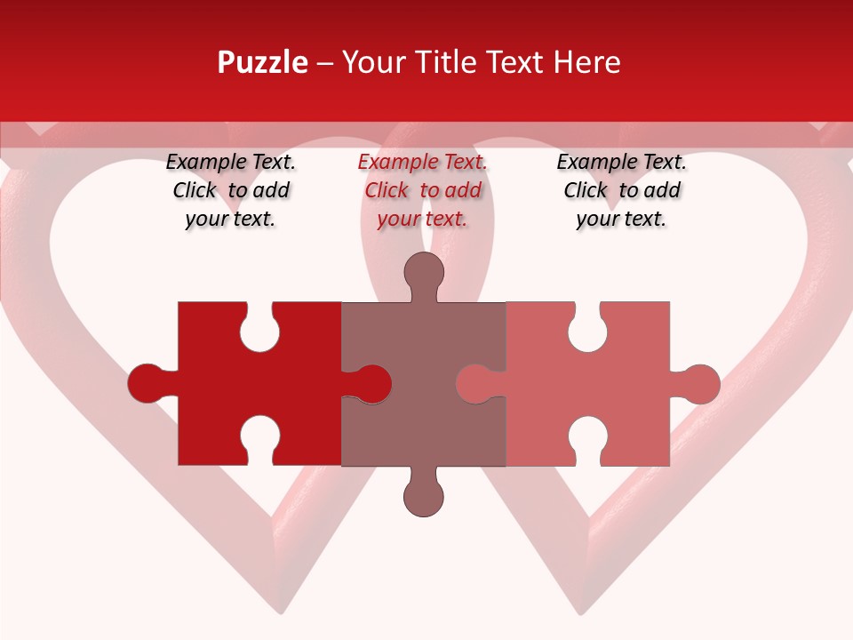 Celebrate Heart Holiday PowerPoint Template