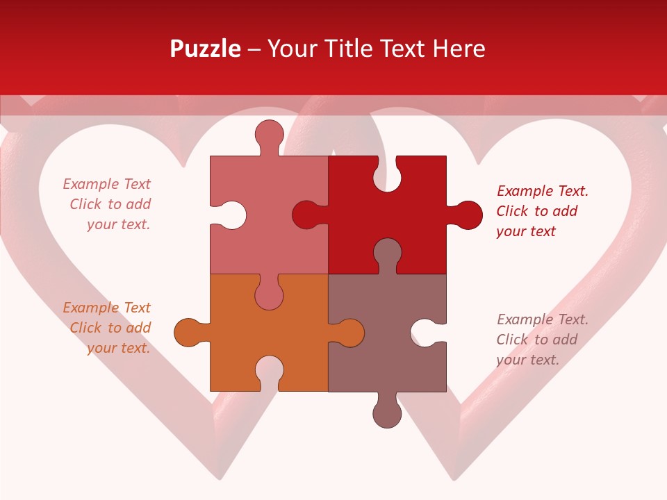 Celebrate Heart Holiday PowerPoint Template