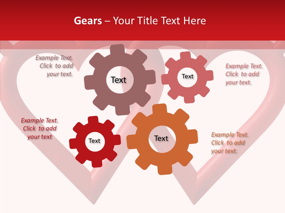 Celebrate Heart Holiday PowerPoint Template