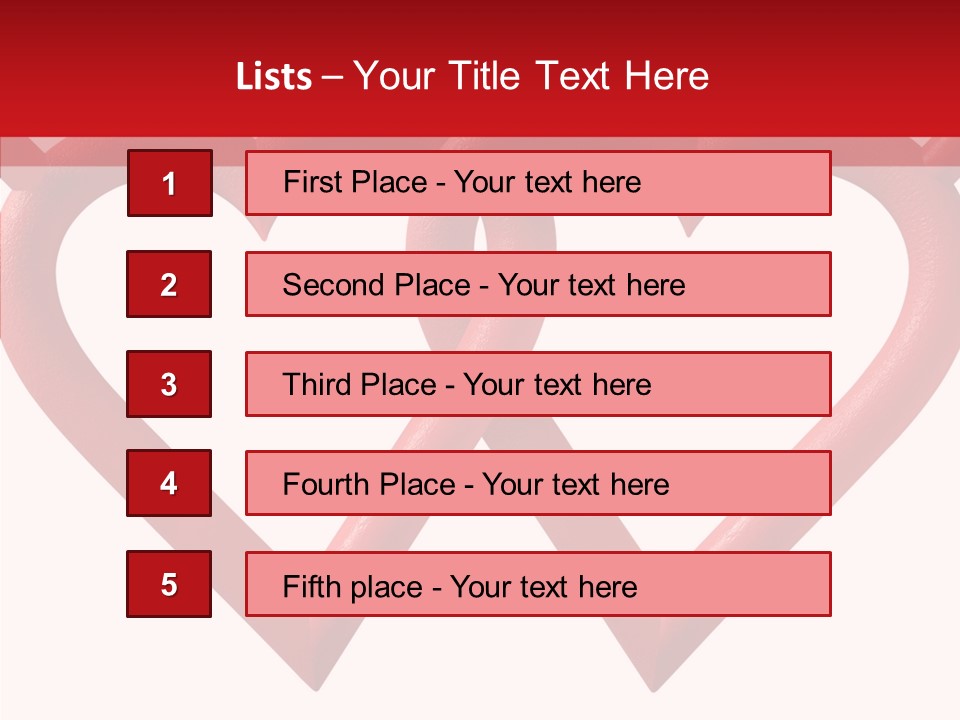 Celebrate Heart Holiday PowerPoint Template