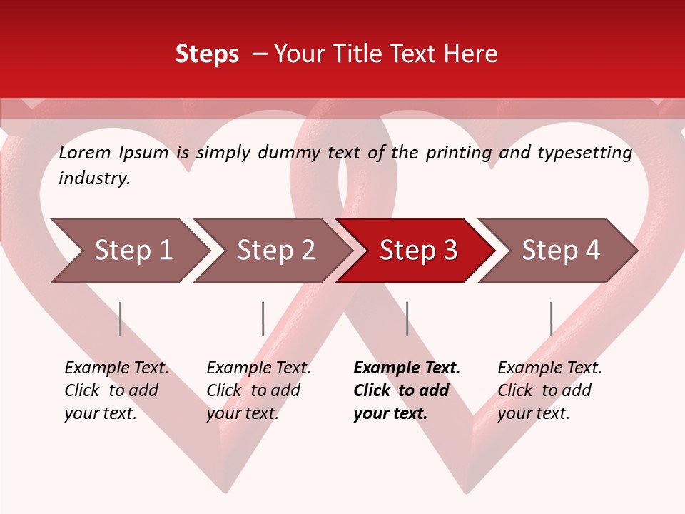 Celebrate Heart Holiday PowerPoint Template