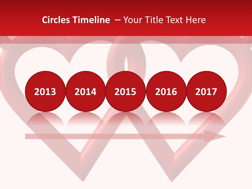 Celebrate Heart Holiday PowerPoint Template