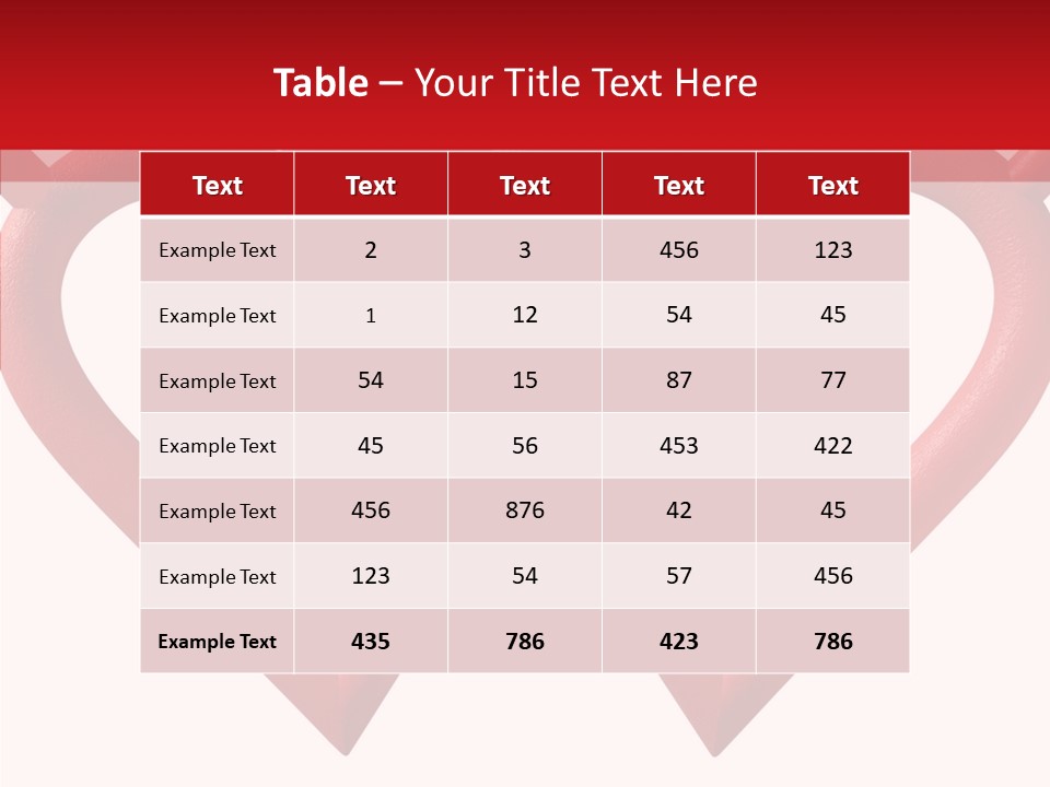 Celebrate Heart Holiday PowerPoint Template