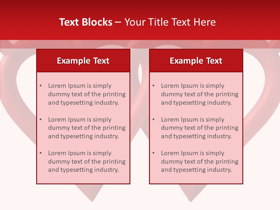 Celebrate Heart Holiday PowerPoint Template