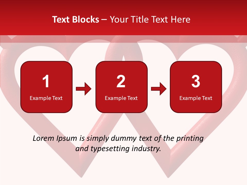 Celebrate Heart Holiday PowerPoint Template