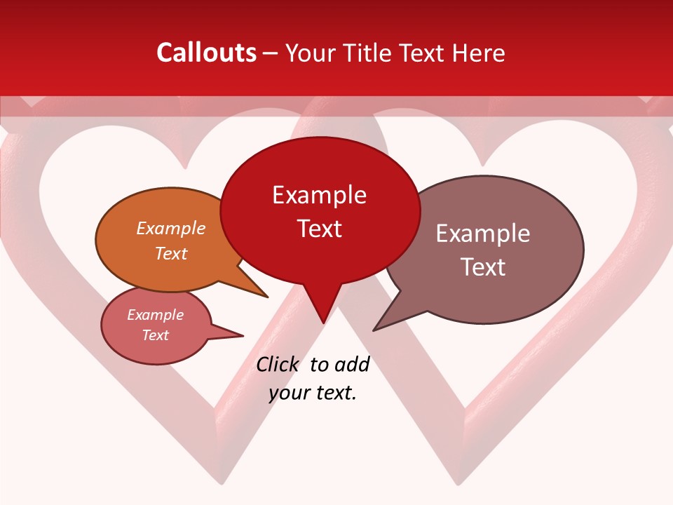 Celebrate Heart Holiday PowerPoint Template