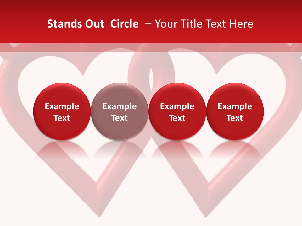 Celebrate Heart Holiday PowerPoint Template