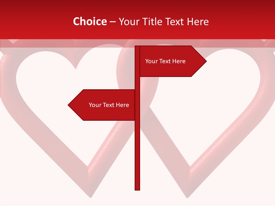 Celebrate Heart Holiday PowerPoint Template