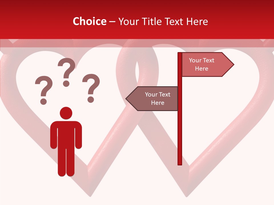 Celebrate Heart Holiday PowerPoint Template