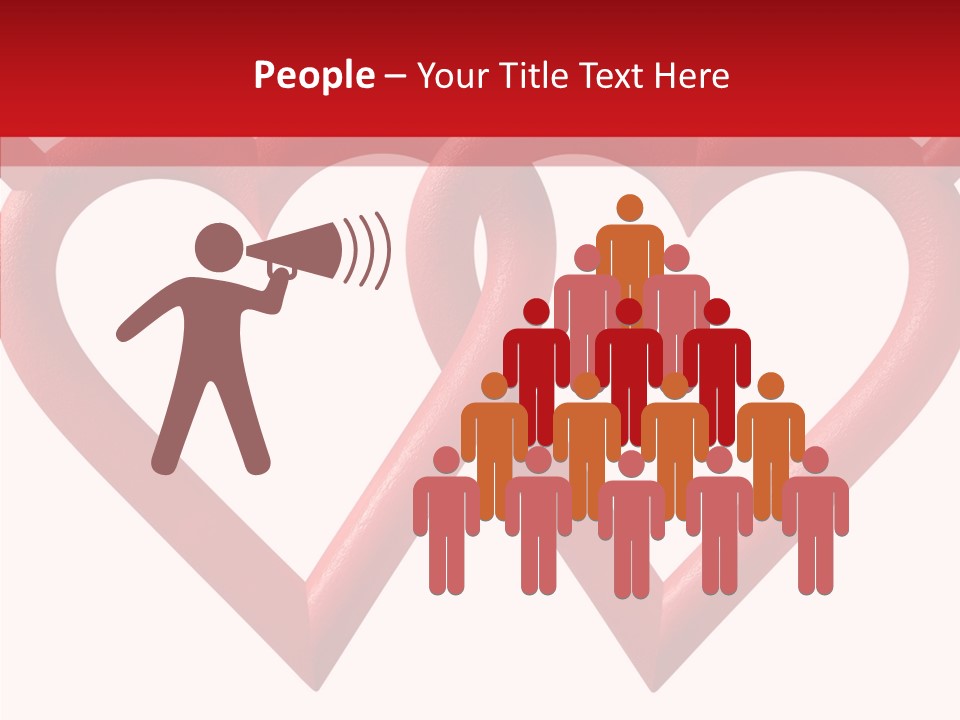 Celebrate Heart Holiday PowerPoint Template