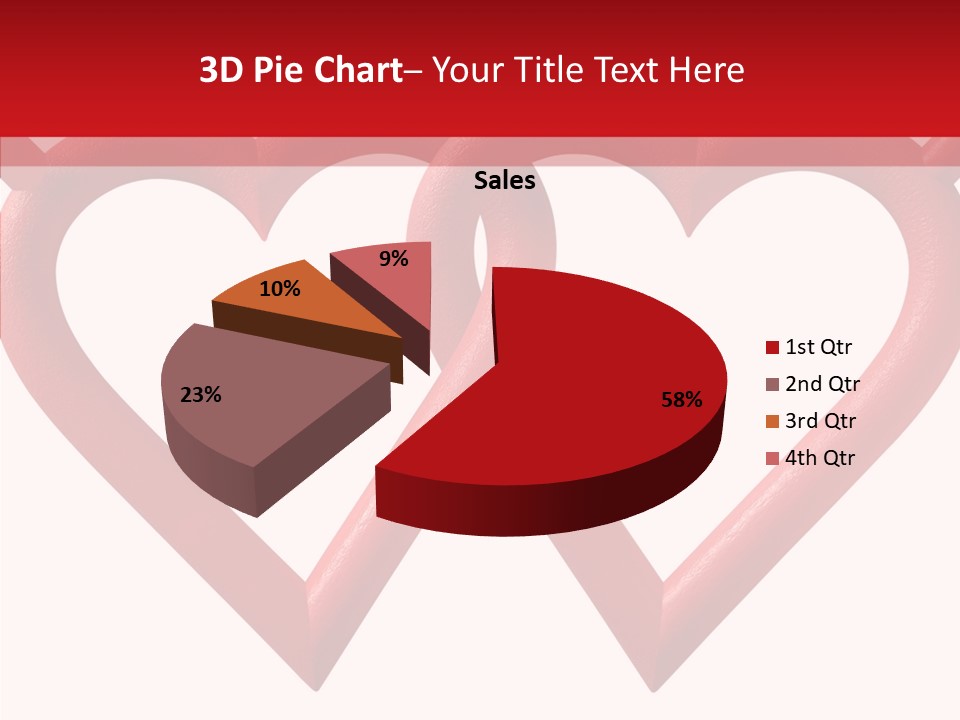 Celebrate Heart Holiday PowerPoint Template