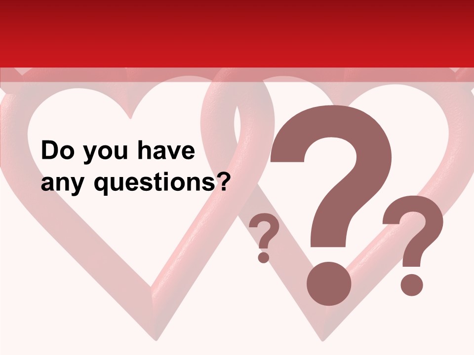 Celebrate Heart Holiday PowerPoint Template