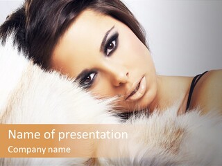 Fashionable Relaxing Makeup PowerPoint Template