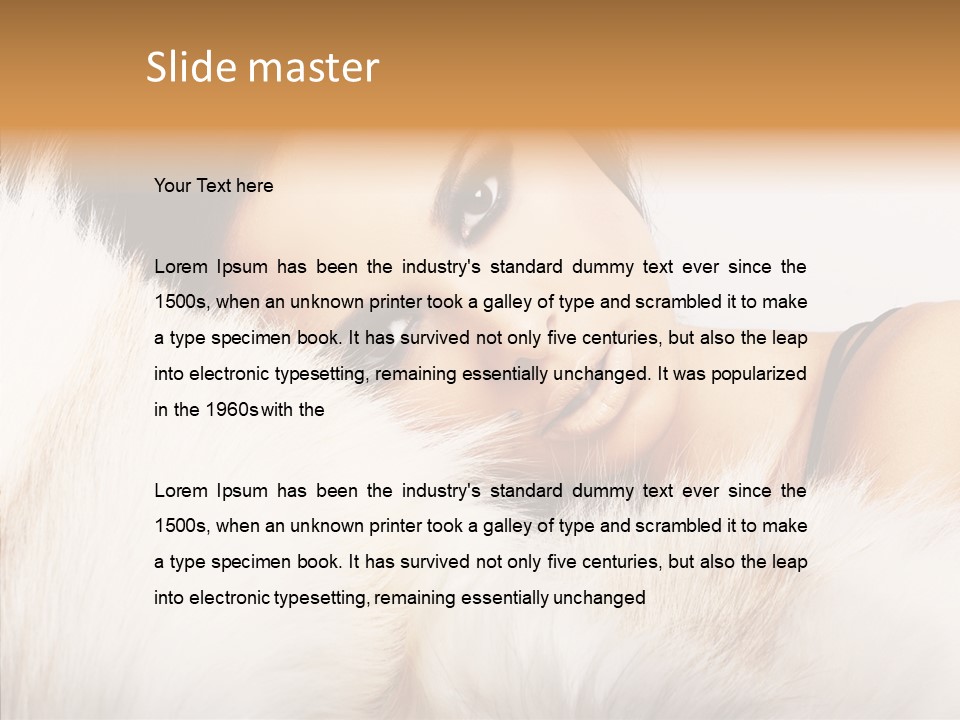 Fashionable Relaxing Makeup PowerPoint Template