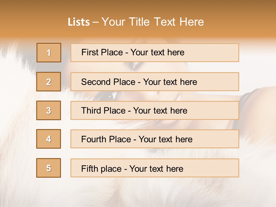 Fashionable Relaxing Makeup PowerPoint Template