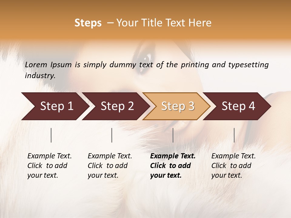 Fashionable Relaxing Makeup PowerPoint Template
