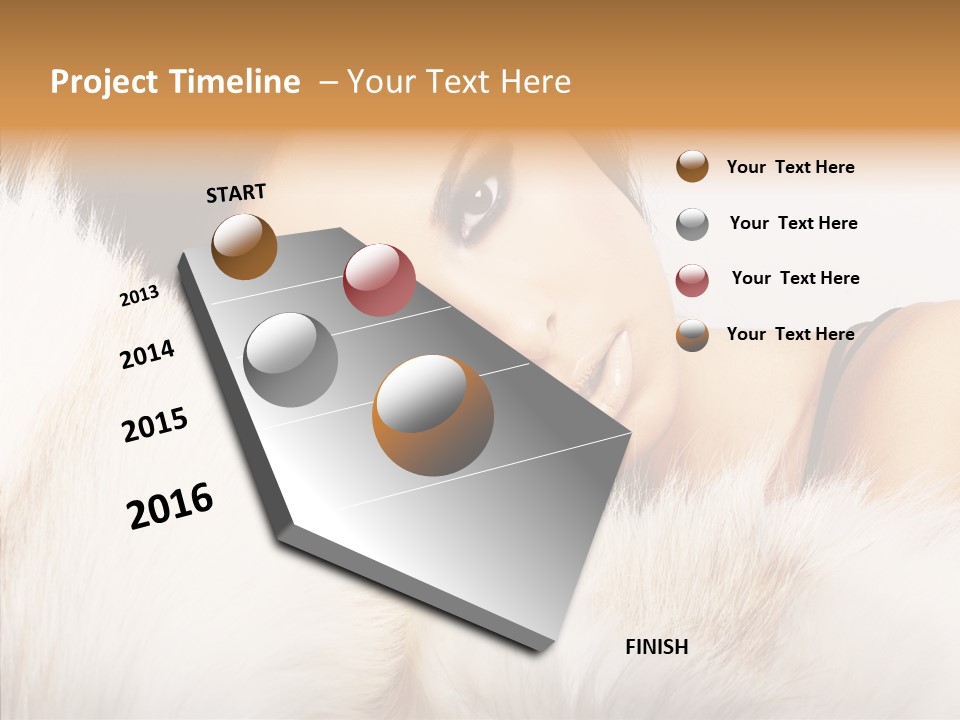 Fashionable Relaxing Makeup PowerPoint Template