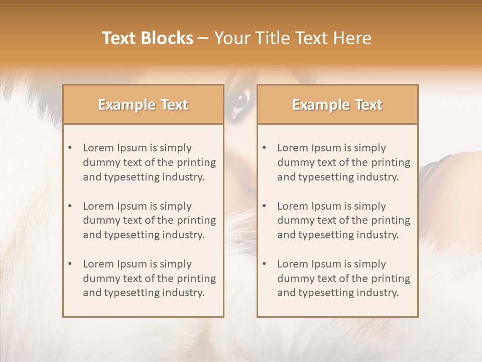 Fashionable Relaxing Makeup PowerPoint Template