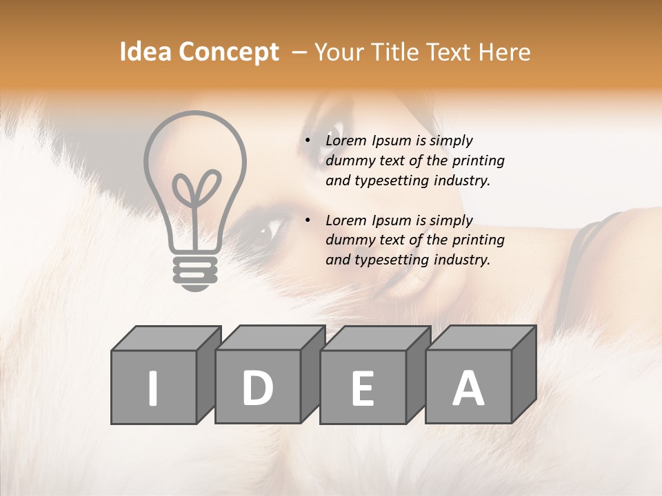 Fashionable Relaxing Makeup PowerPoint Template