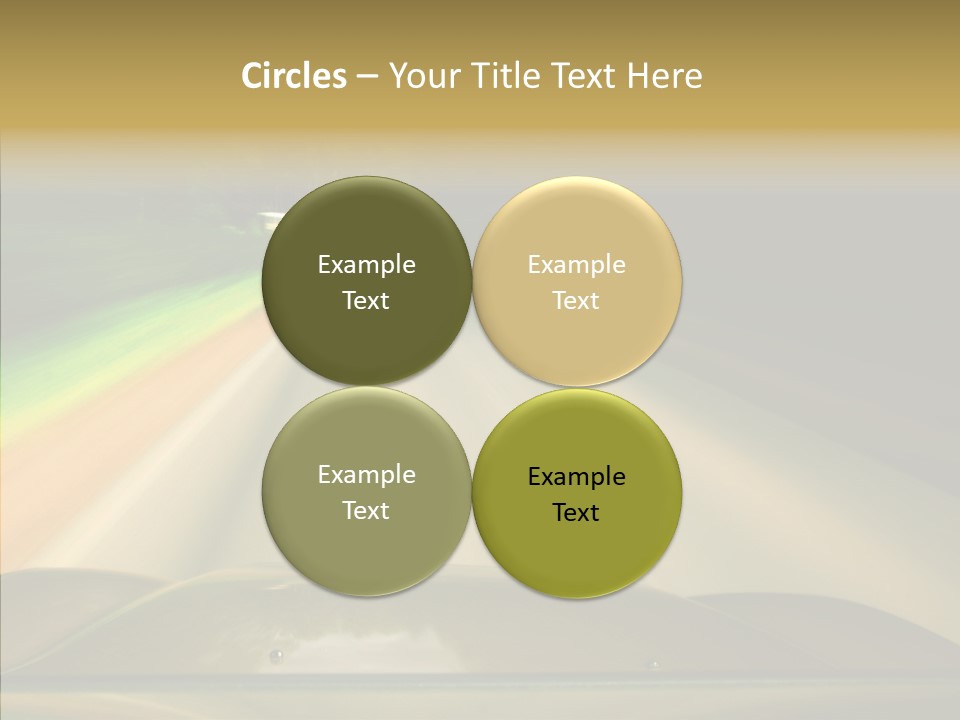 Accelerate Speedlight Automobile PowerPoint Template