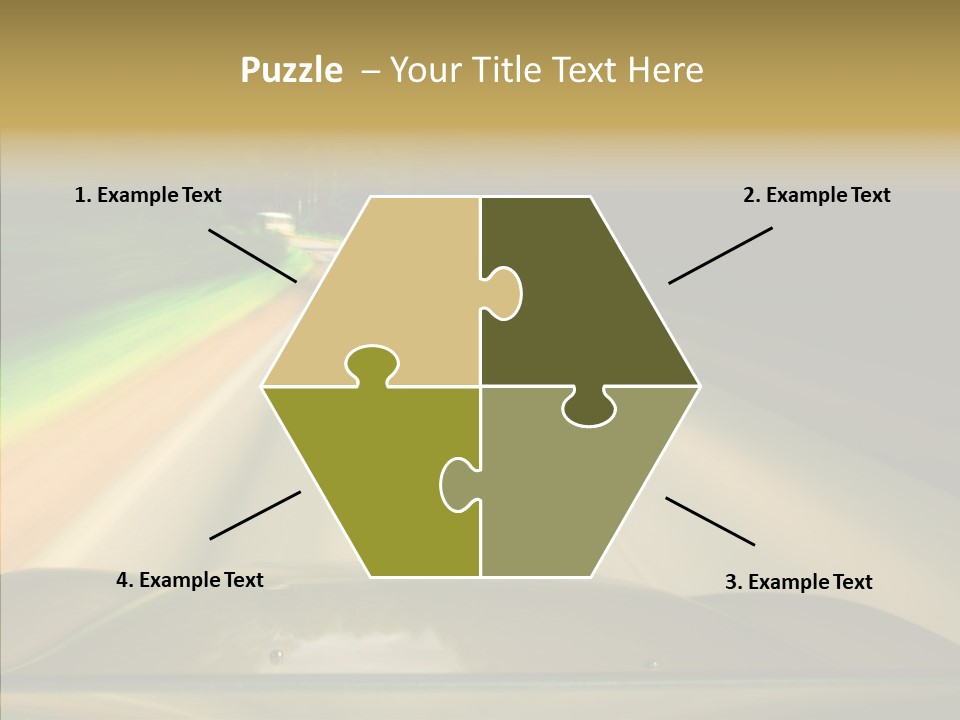 Accelerate Speedlight Automobile PowerPoint Template