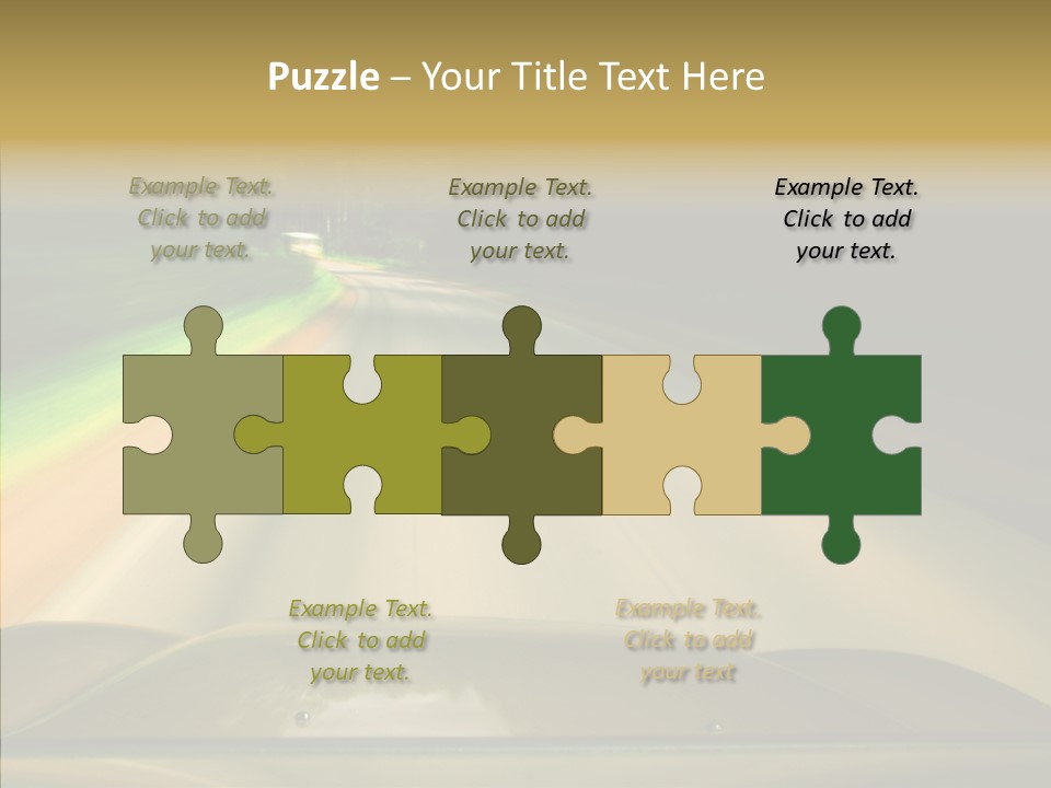 Accelerate Speedlight Automobile PowerPoint Template