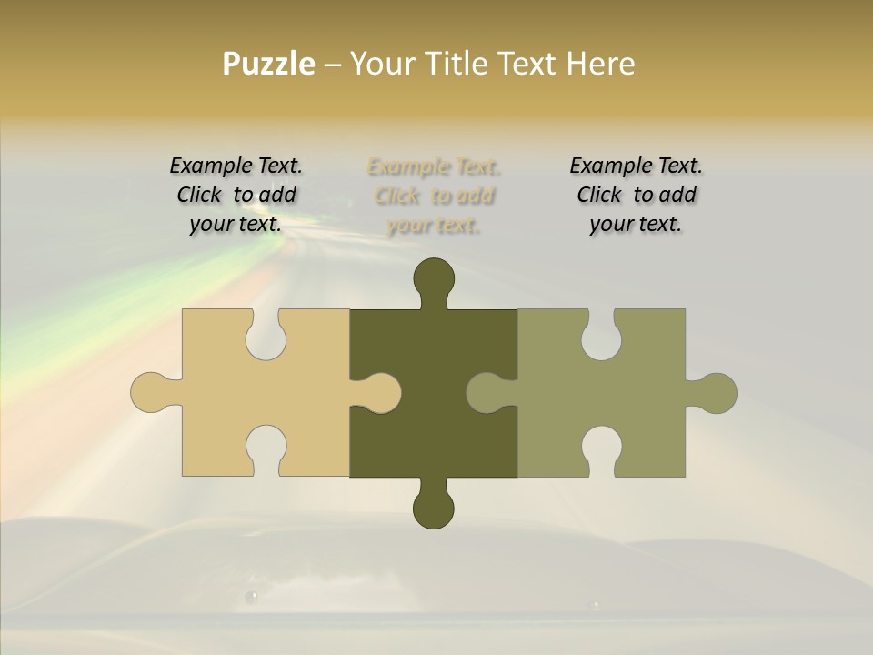 Accelerate Speedlight Automobile PowerPoint Template