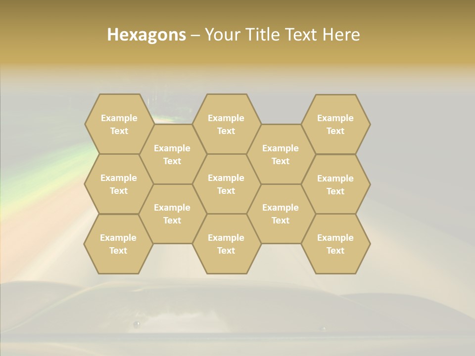 Accelerate Speedlight Automobile PowerPoint Template