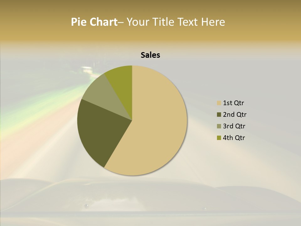 Accelerate Speedlight Automobile PowerPoint Template