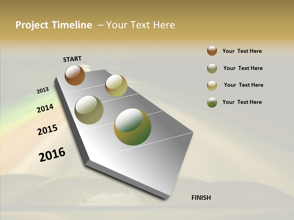 Accelerate Speedlight Automobile PowerPoint Template