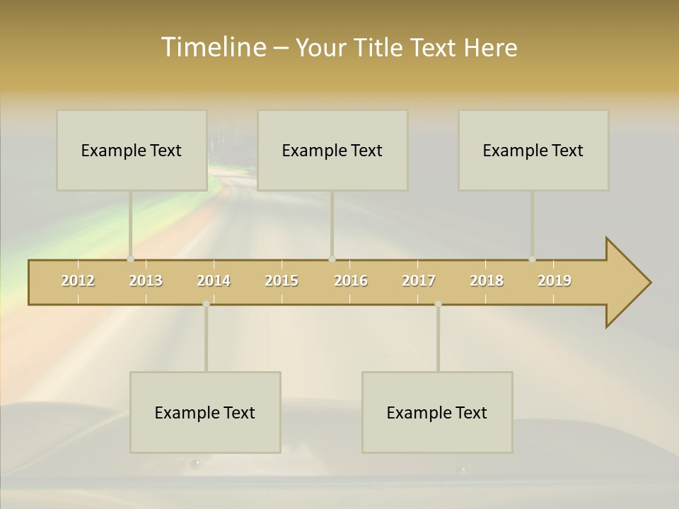 Accelerate Speedlight Automobile PowerPoint Template