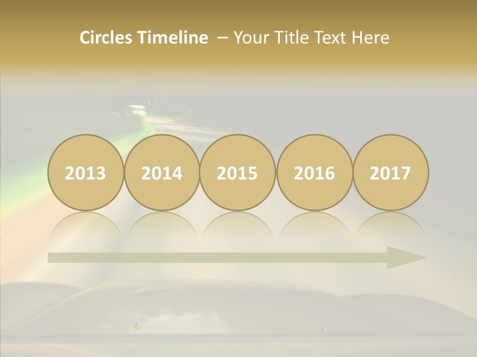 Accelerate Speedlight Automobile PowerPoint Template