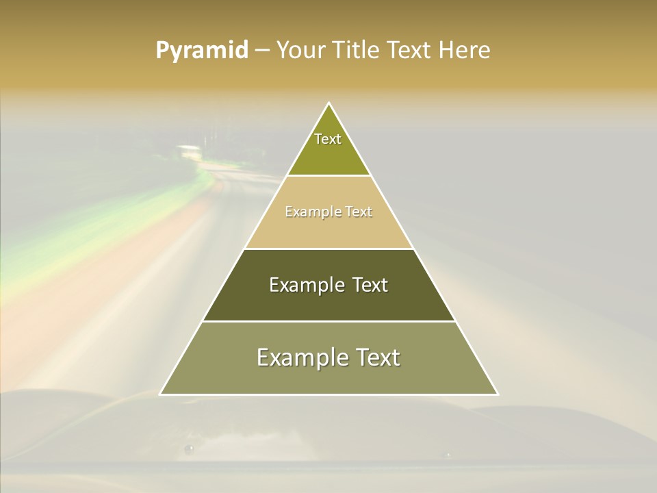 Accelerate Speedlight Automobile PowerPoint Template