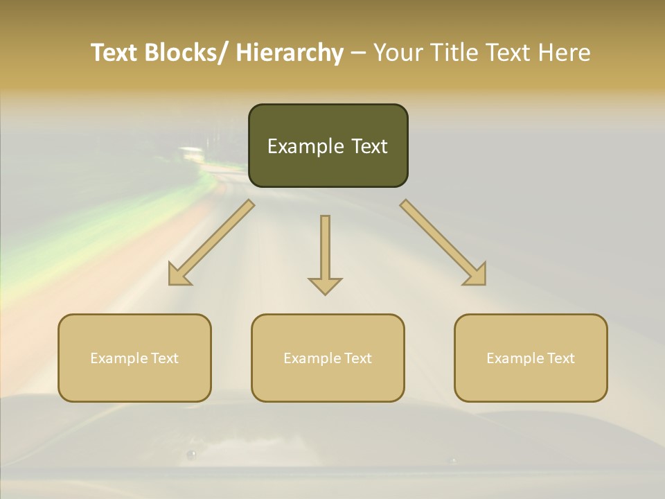 Accelerate Speedlight Automobile PowerPoint Template