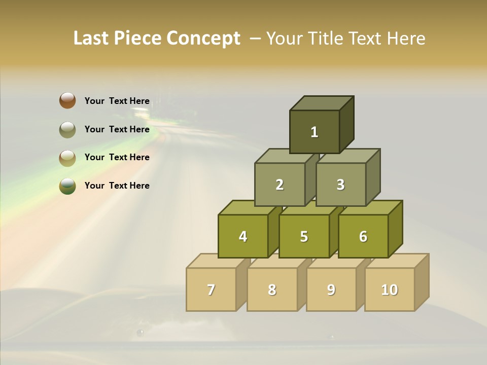 Accelerate Speedlight Automobile PowerPoint Template