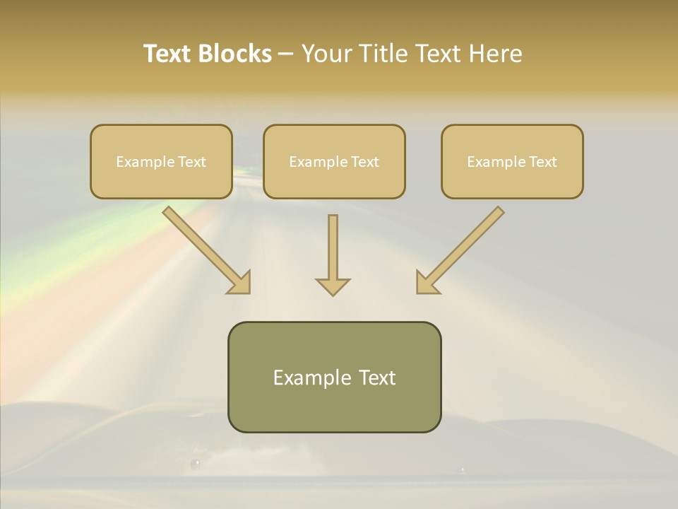 Accelerate Speedlight Automobile PowerPoint Template