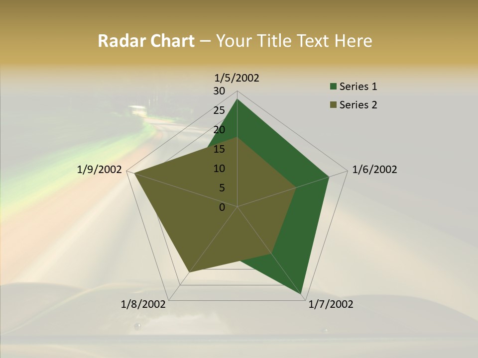 Accelerate Speedlight Automobile PowerPoint Template