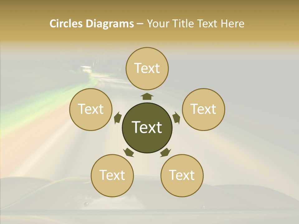 Accelerate Speedlight Automobile PowerPoint Template