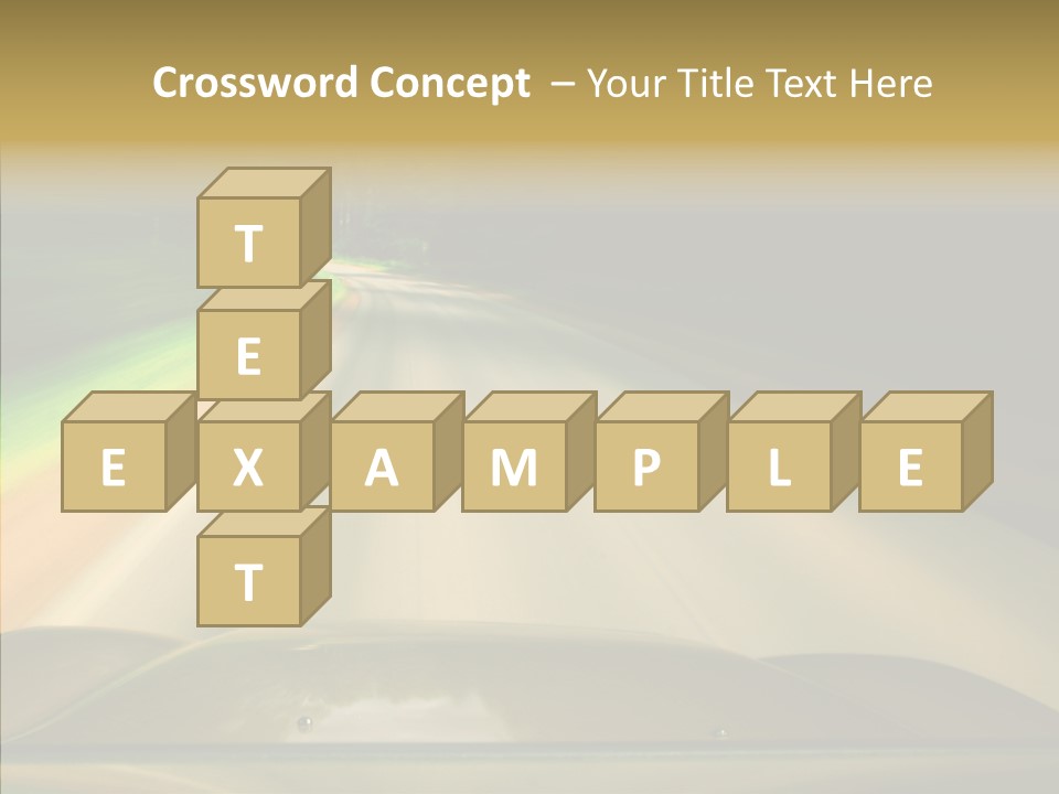 Accelerate Speedlight Automobile PowerPoint Template