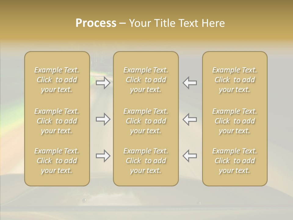 Accelerate Speedlight Automobile PowerPoint Template